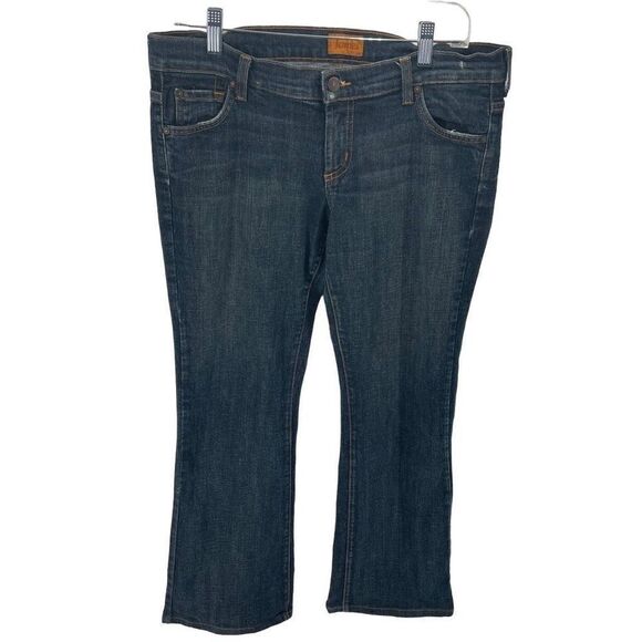 James Jeans Women's Dry Aged Bootcut Low Rise Dark Wash Denim Blue Size 32 - Picture 4 of 14